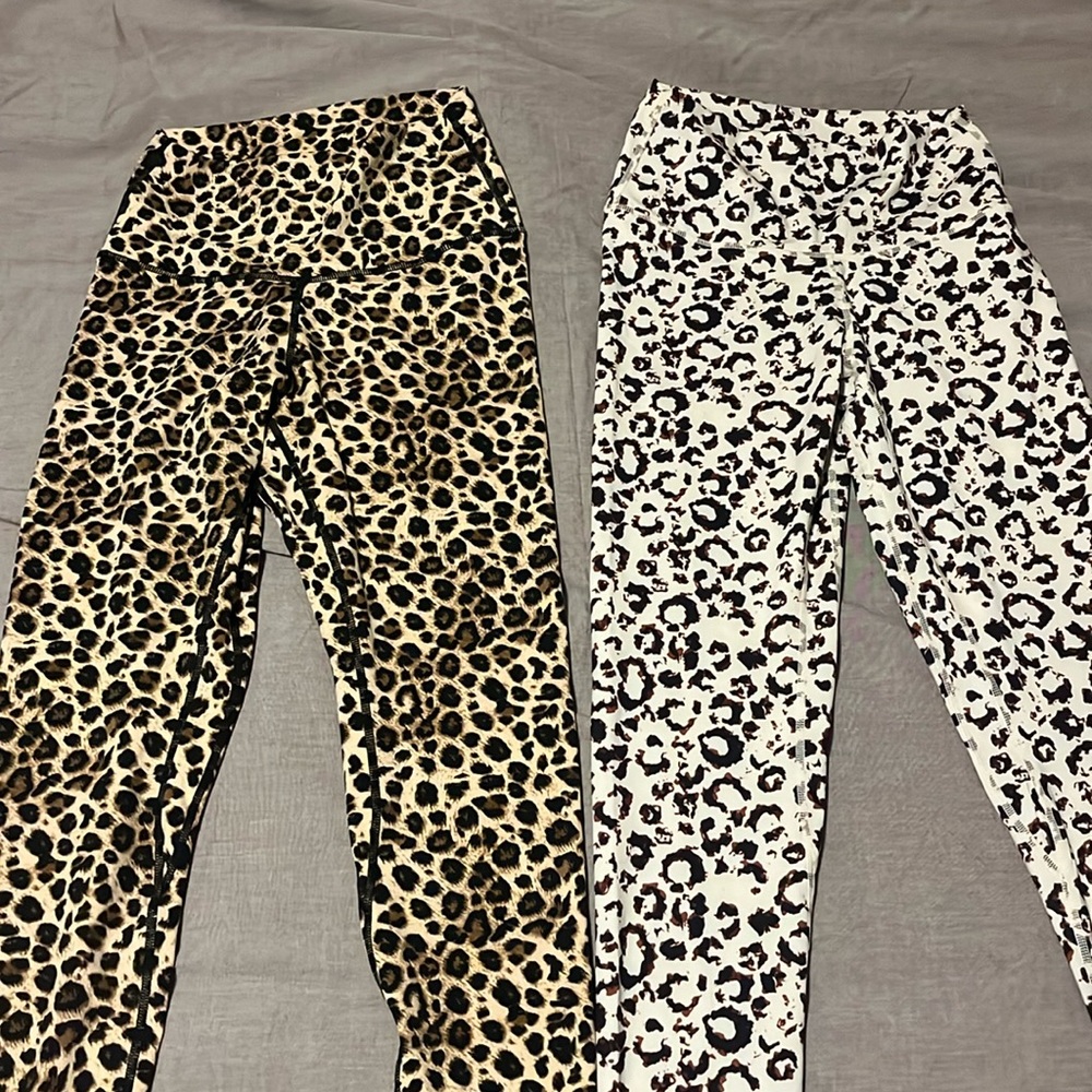 Colorfulkoala Women's High Waisted Tummy Control Workout Leggings - 2 pair